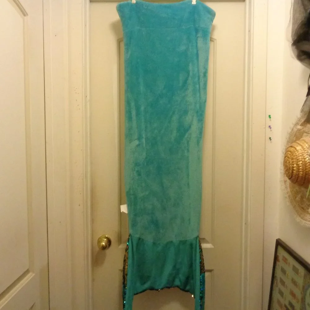 MERMAIDCORE SOFT AQUA BLING GIRLS SLEEPING BAG